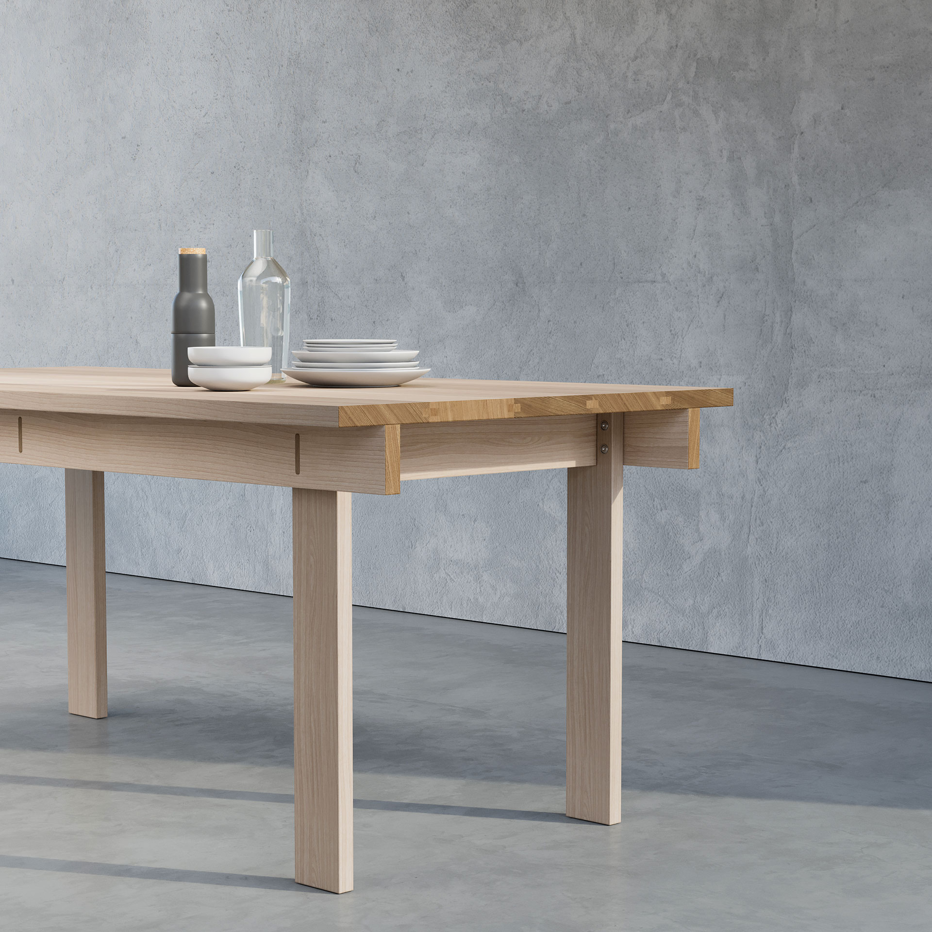 TABLE SERIES ROXO is made from durable and solid wood