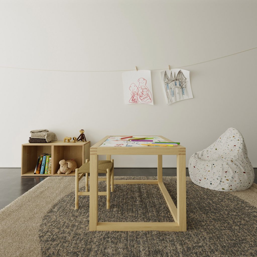 DRAWING TABLE LUCA is made from durable and solid wood